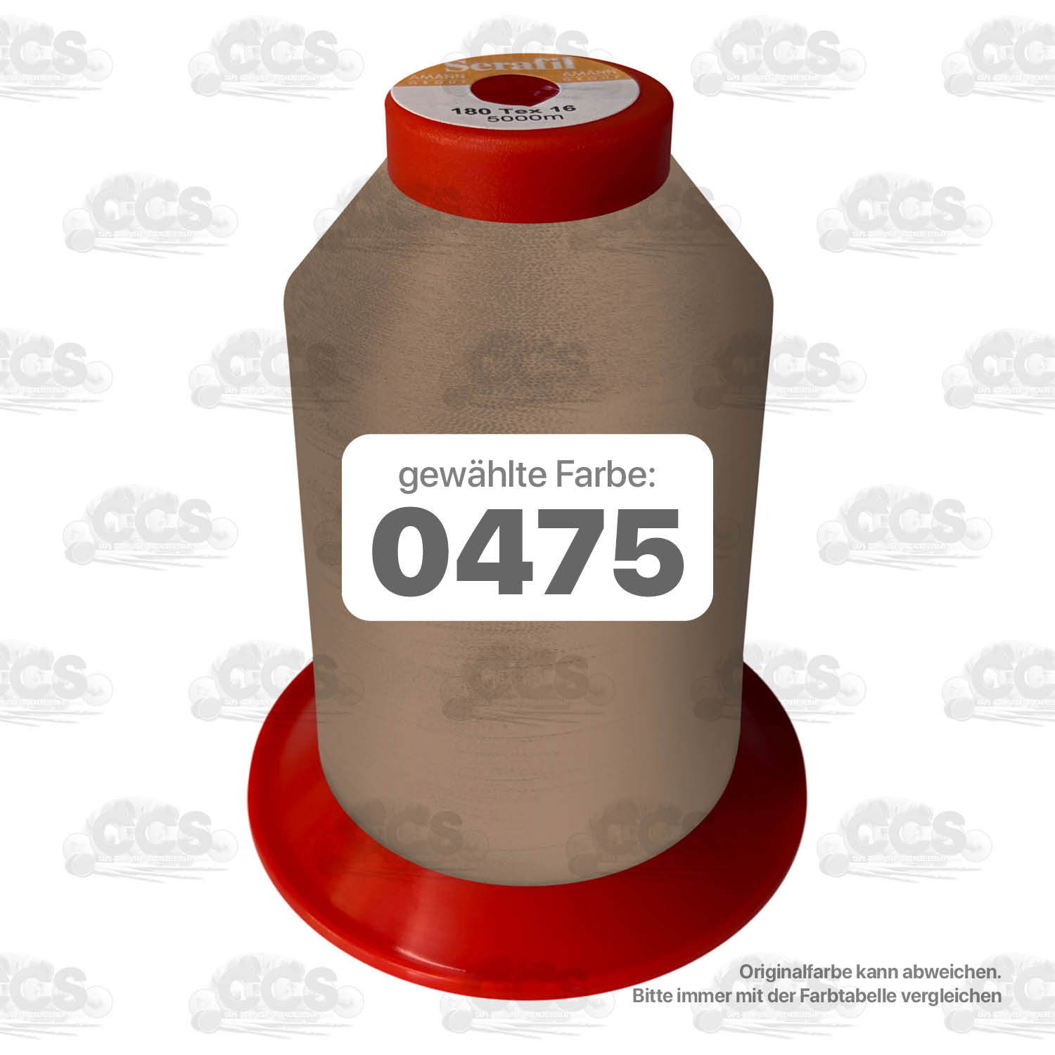 Amann Serafil Stickgarn 5000m Stärke 180 (120/2)