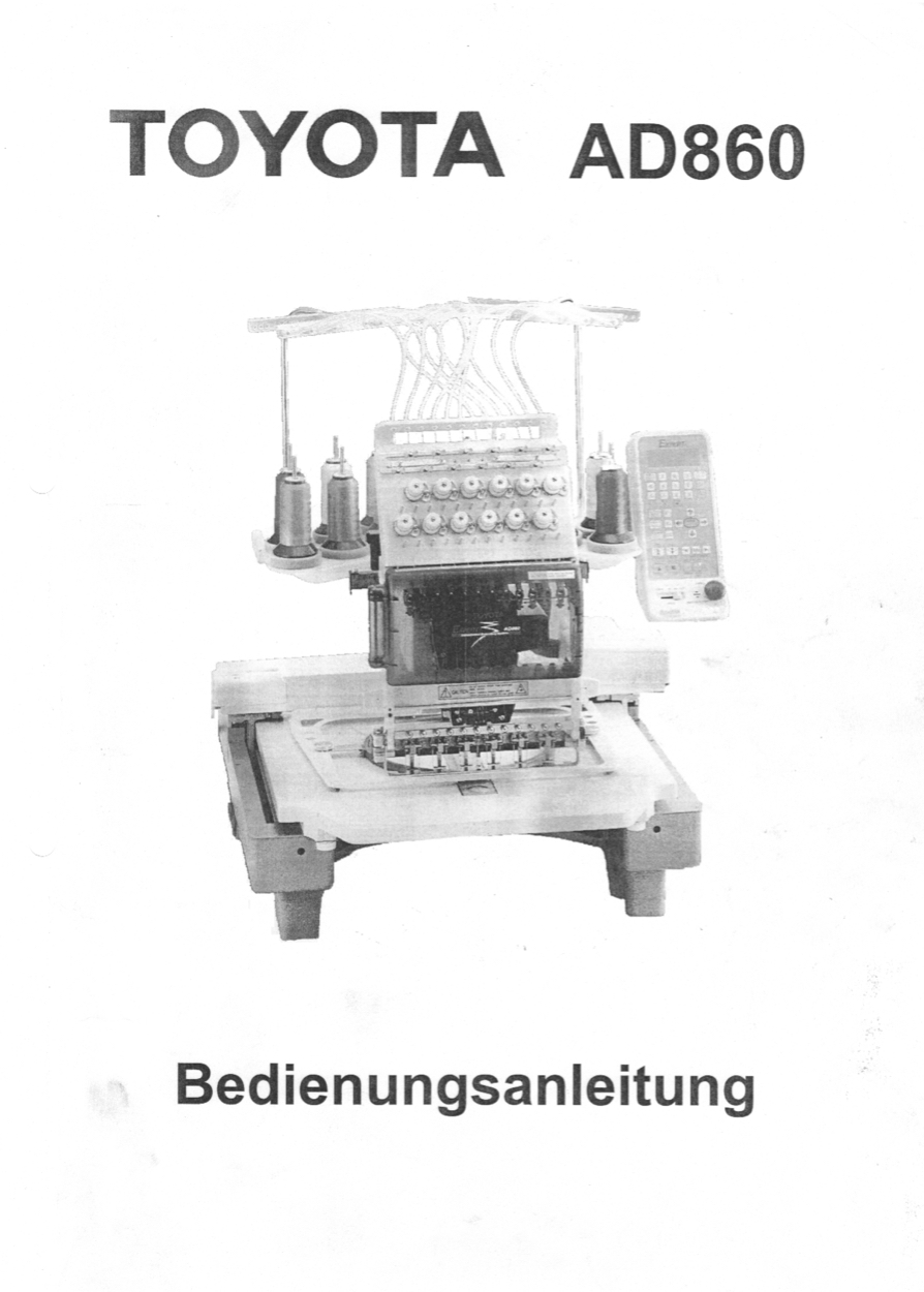 Bedienungsanleitung TOYOTA AD860