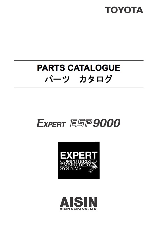 Ersatzteilkatalog Toyota ESP9000