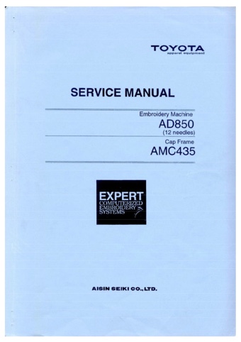 Bedienungsanleitung TOYOTA AD850