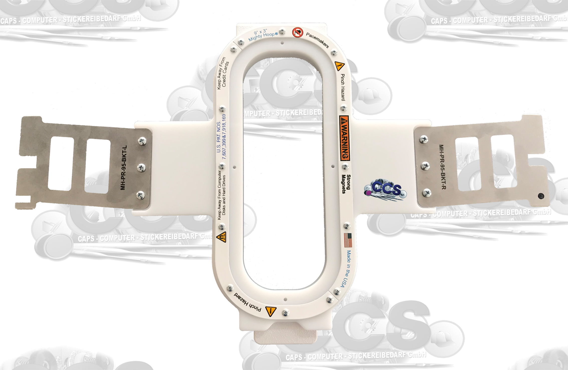 MightyHoop - Ärmelrahmen - Brother PR 75x223mm (9x3")