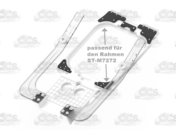Aufnahme für Maggie Hoop 7,25x7,25“ (176x176mm)