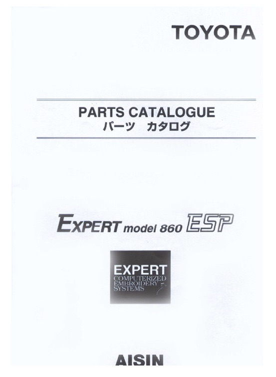 Ersatzteilkatalog Toyota AD860