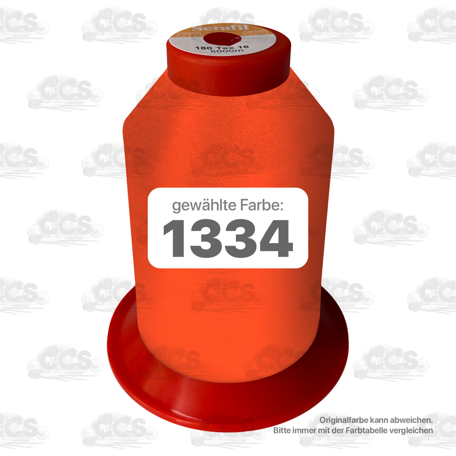 Amann Serafil Stickgarn 5000m Stärke 180 (120/2)